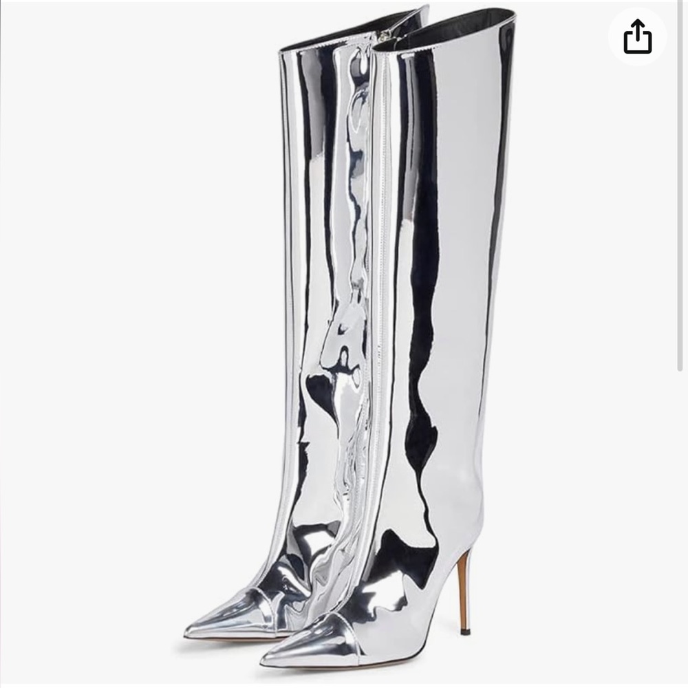 Silver Boots - image 1